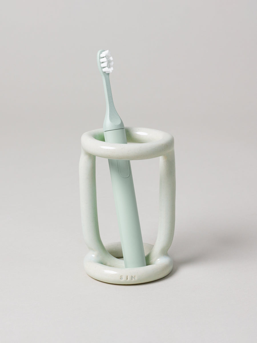 Ood Toothbrush Holder, Glossy White – SIN
