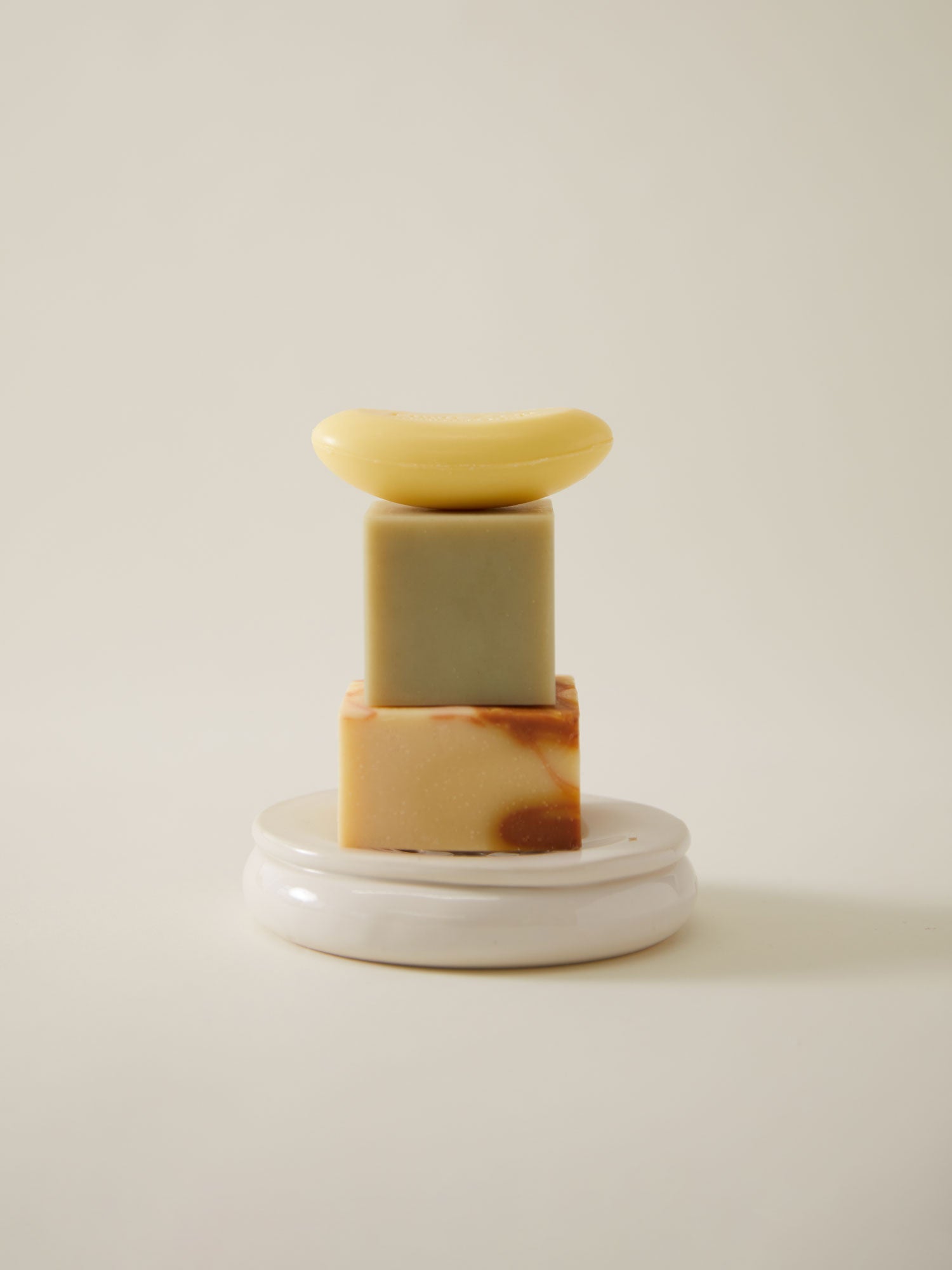 Peb Soap Dish, Glossy White