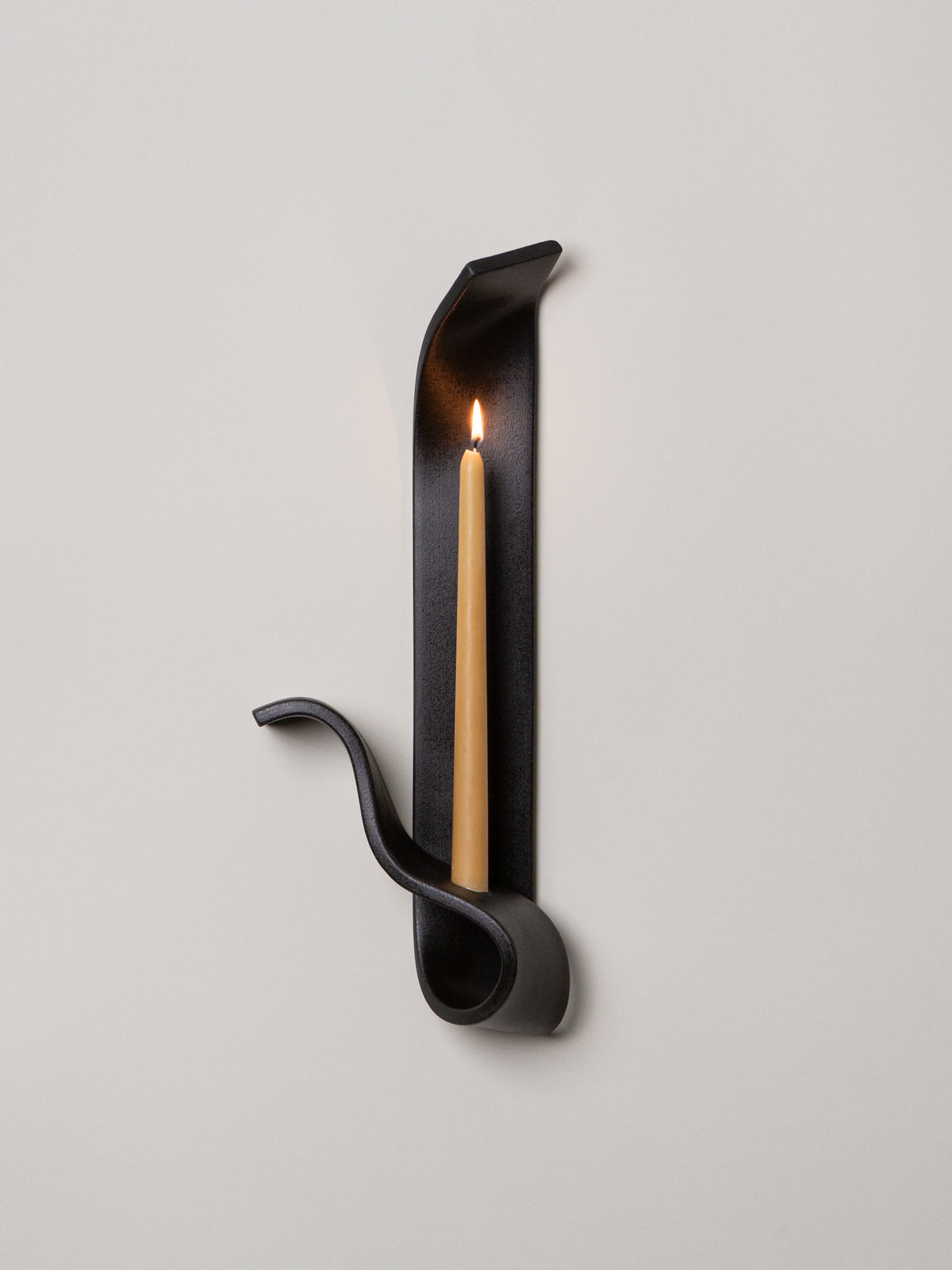 Moonara Candle Sconce, Black (Sold separately)