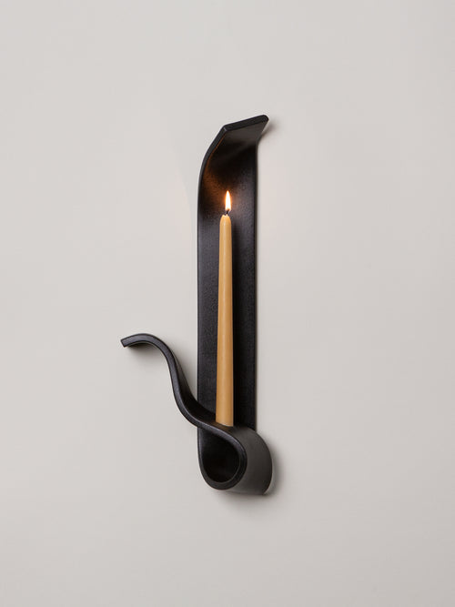 Moonara Candle Sconce, Black (Sold separately)