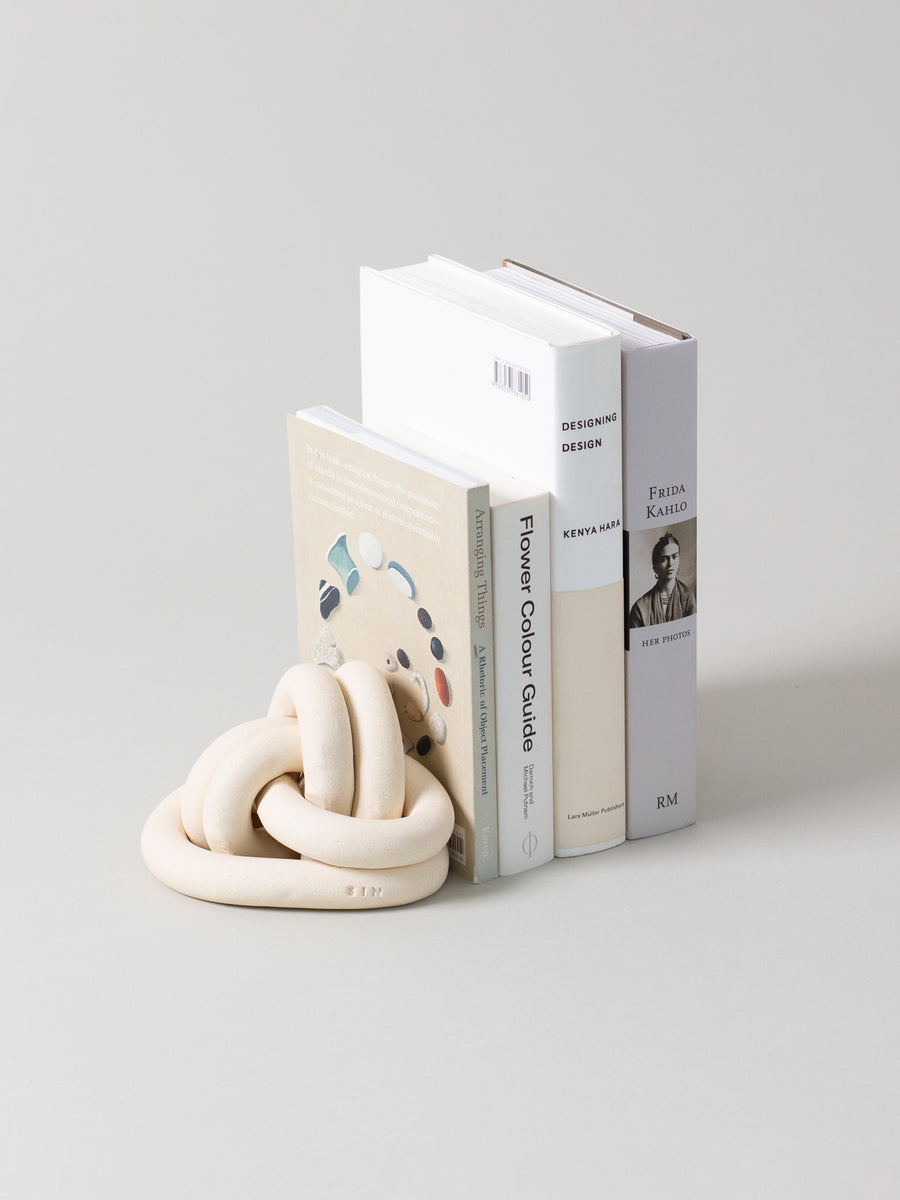 XL Fist Knot, White: SIN ceramics & home goods - Made in Brooklyn