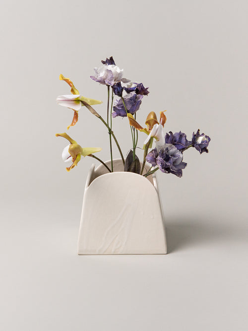 Olto Vase Short, Glacé