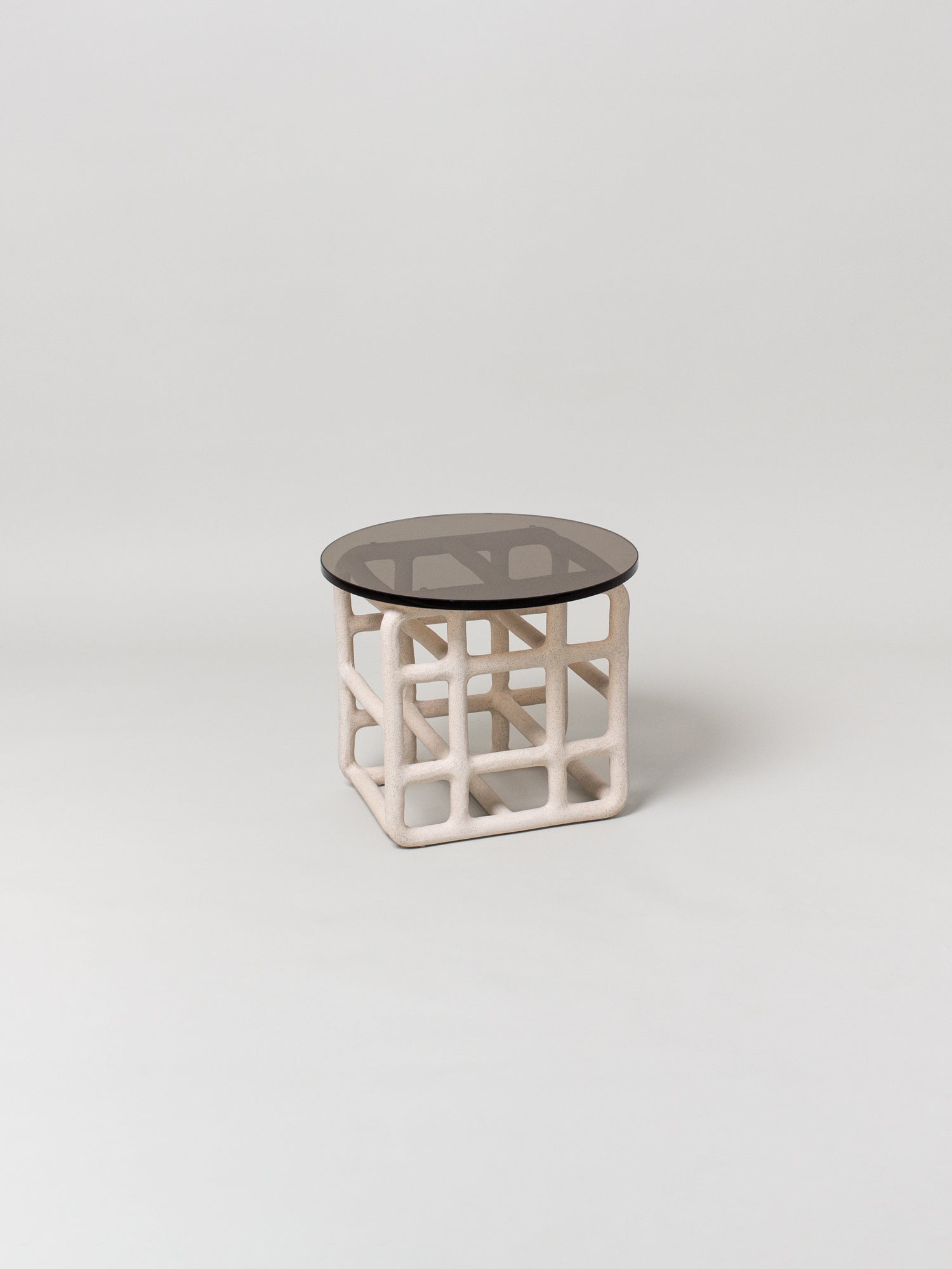 Coffer Accent Table Short, Sand