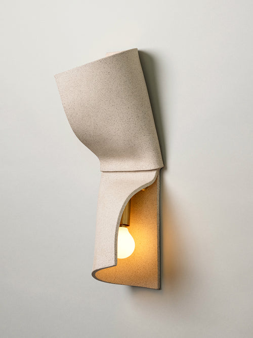 Double Shai Sconce, Sand