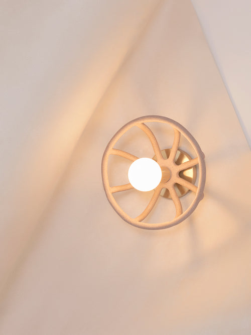 Prong Sconce, Sand
