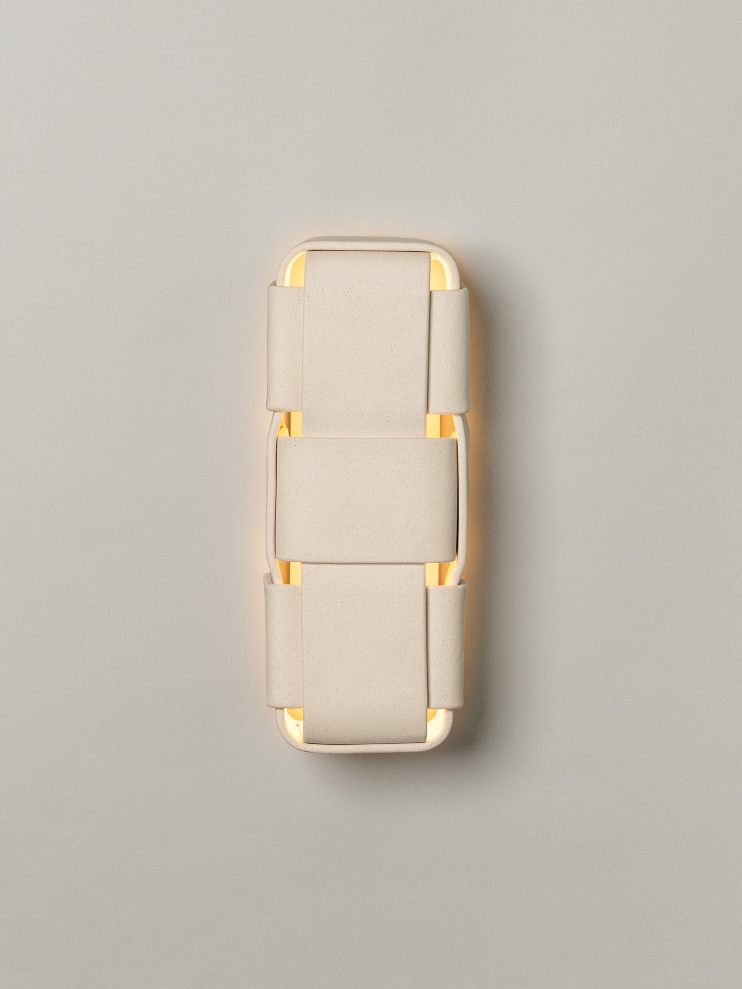 Stria 3 Sconce, Bone