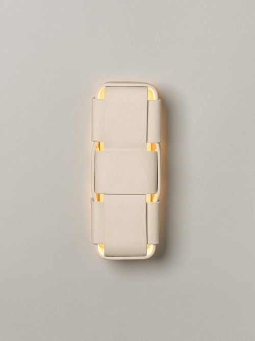 Stria 3 Sconce, Bone