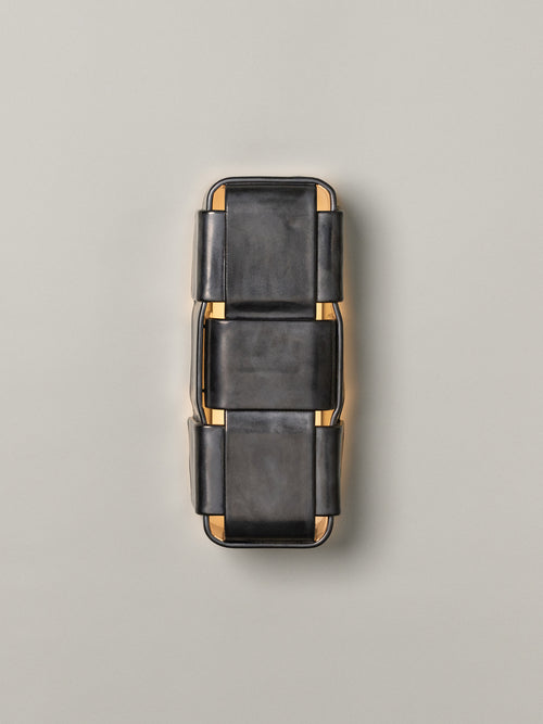 Stria 3 Sconce, Graphite