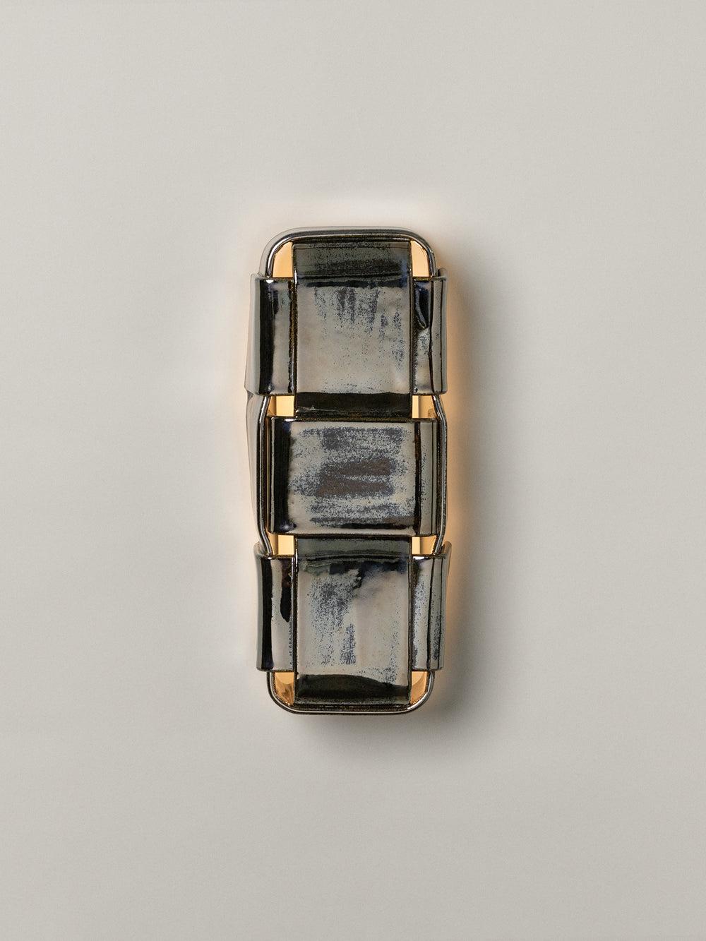 Stria 3 Sconce, Obsidian