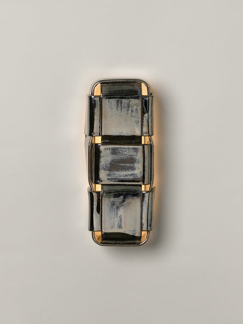 Stria 3 Sconce, Obsidian