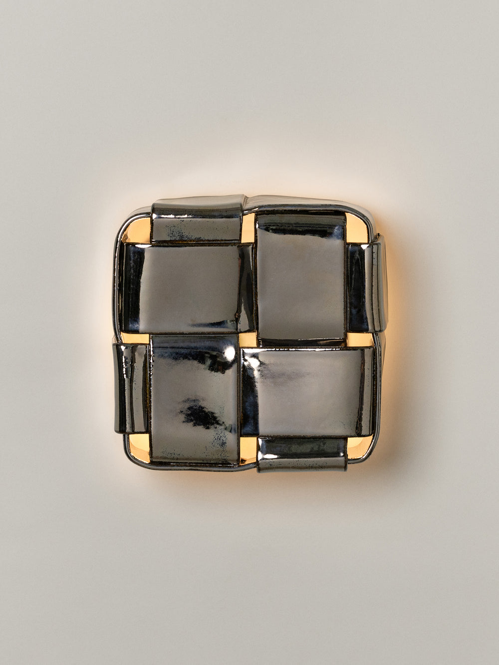 Stria 4 Sconce, Obsidian