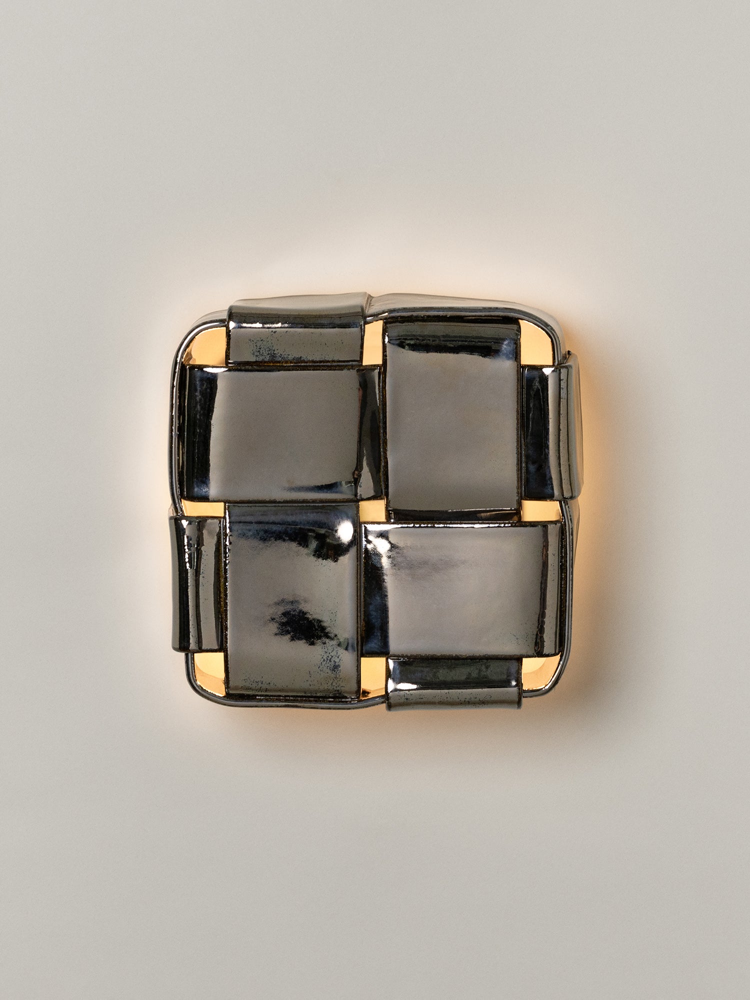 Stria 4 Sconce, Obsidian
