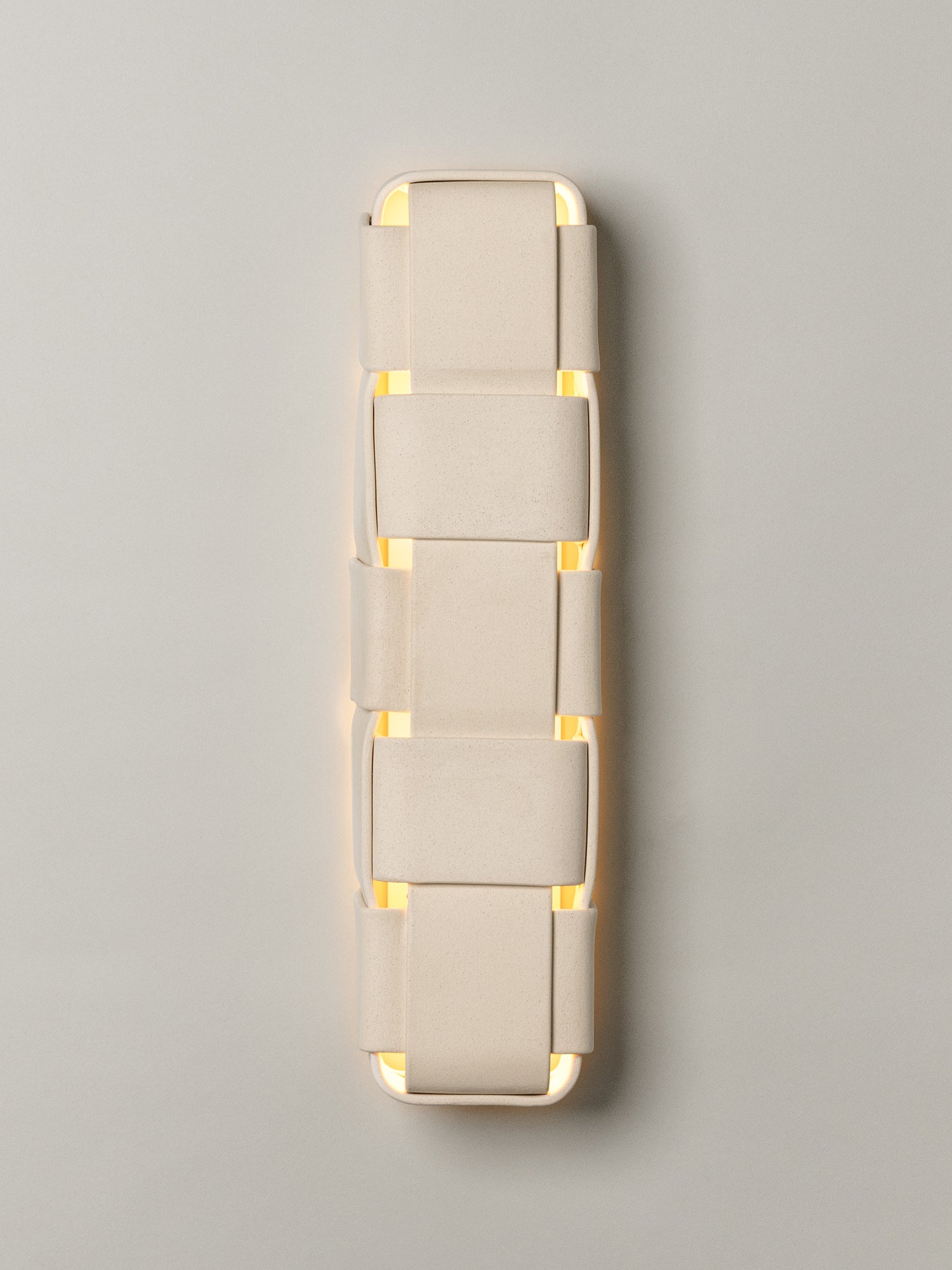 Stria 5 Sconce, Bone
