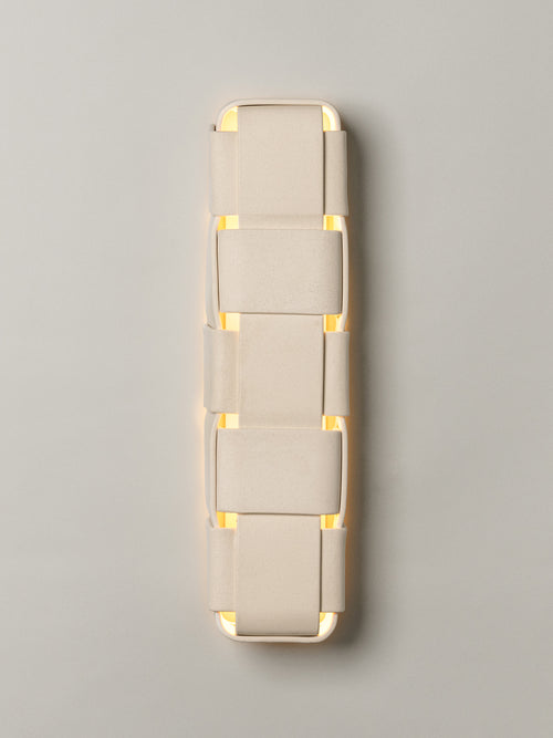 Stria 5 Sconce, Bone