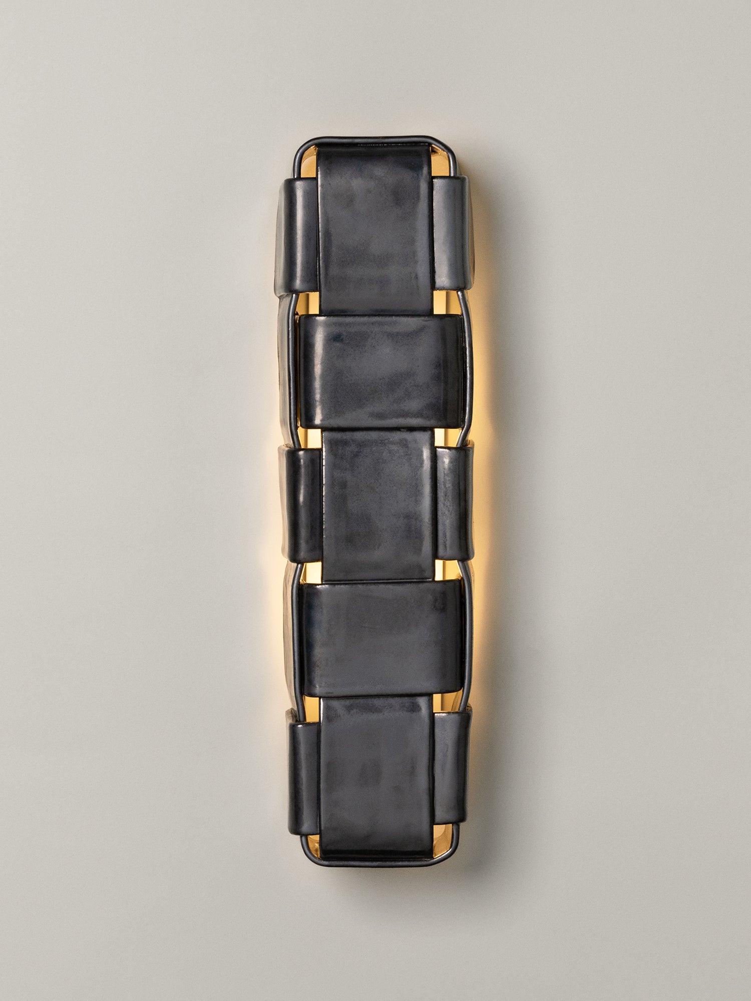 Stria 5 Sconce, Graphite