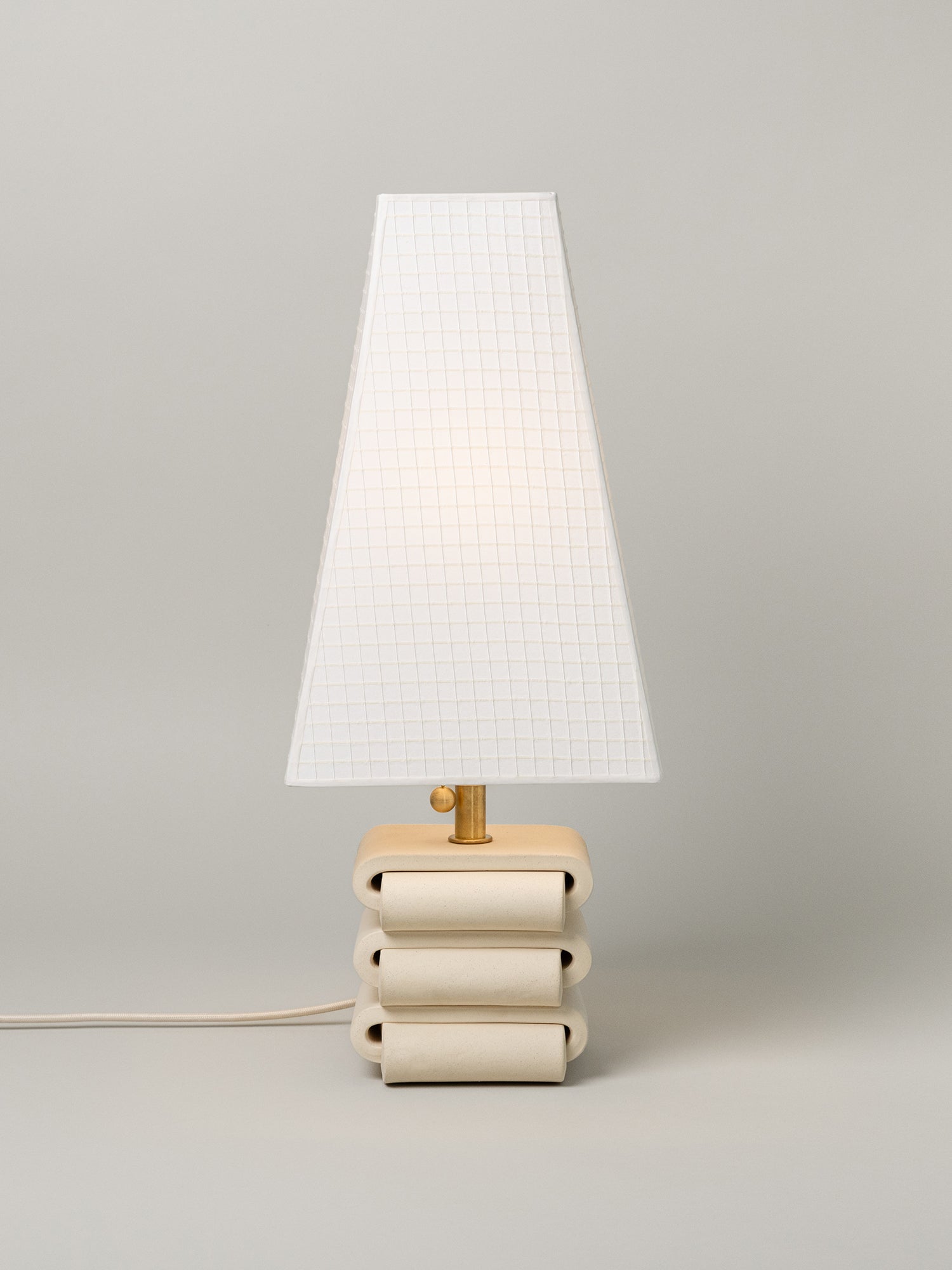 Gio Table Lamp, Bone / 4 Shade Options