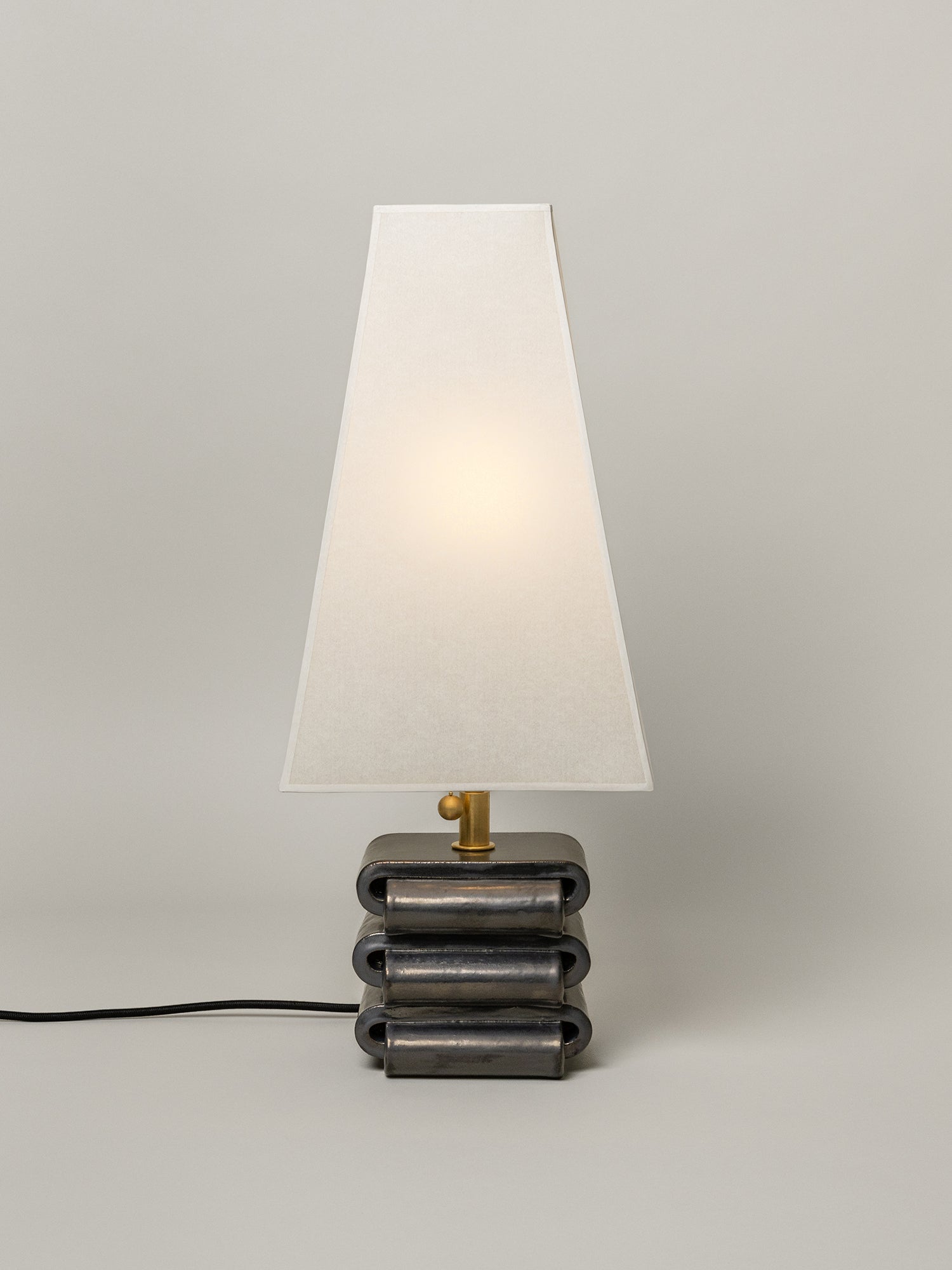 Gio Table Lamp, Graphite / 4 Shade Options