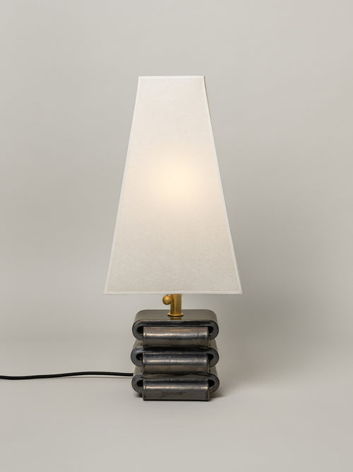 Gio Table Lamp, Graphite / 4 Shade Options