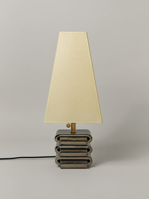 Gio Table Lamp, Obsidian / 4 Shade Options