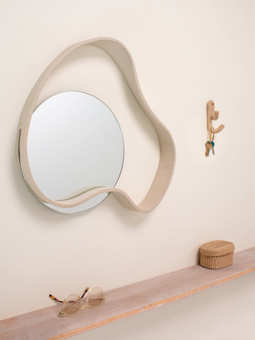 Mar Wall Mirror, Sand