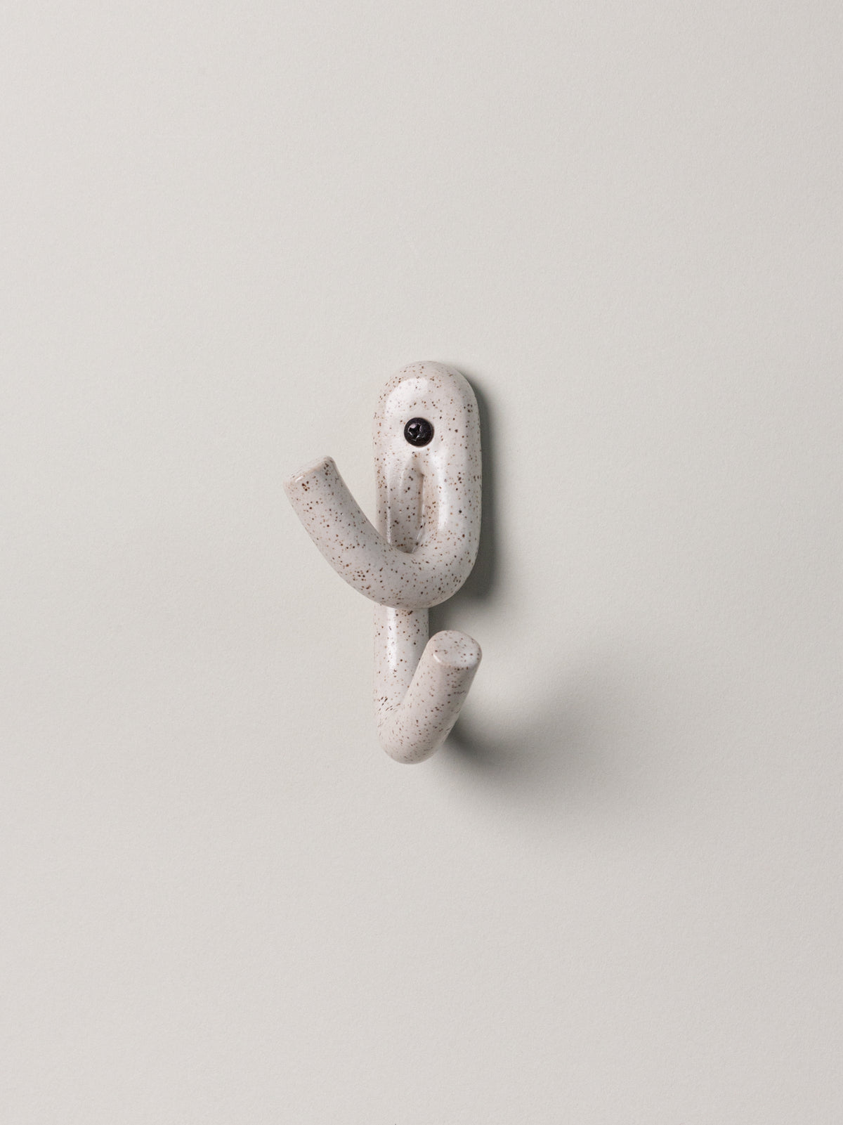 Leggy Crossed Wall Hook, Pebble