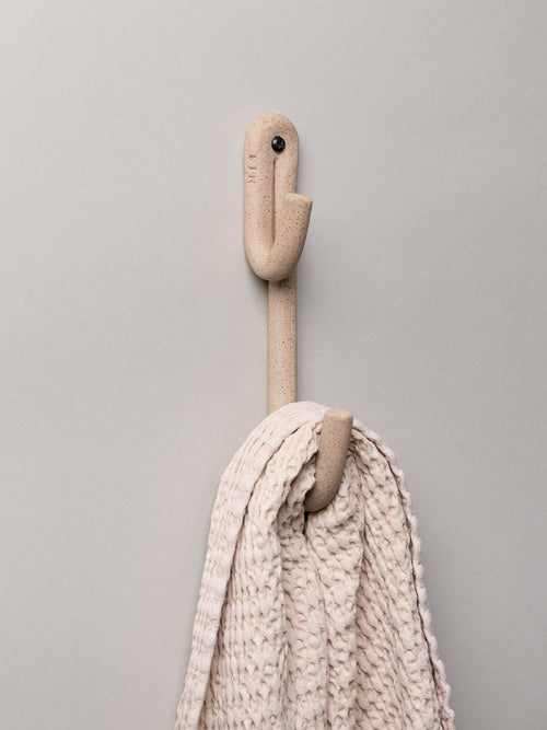 Leggy Long Wall Hook, Sand