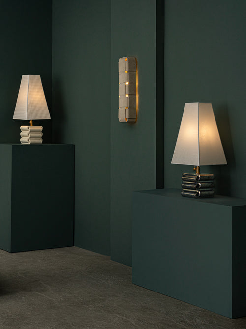 Stria 5 Sconce, Obsidian