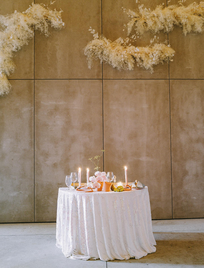 Creating a wedding tablescape with SIN!