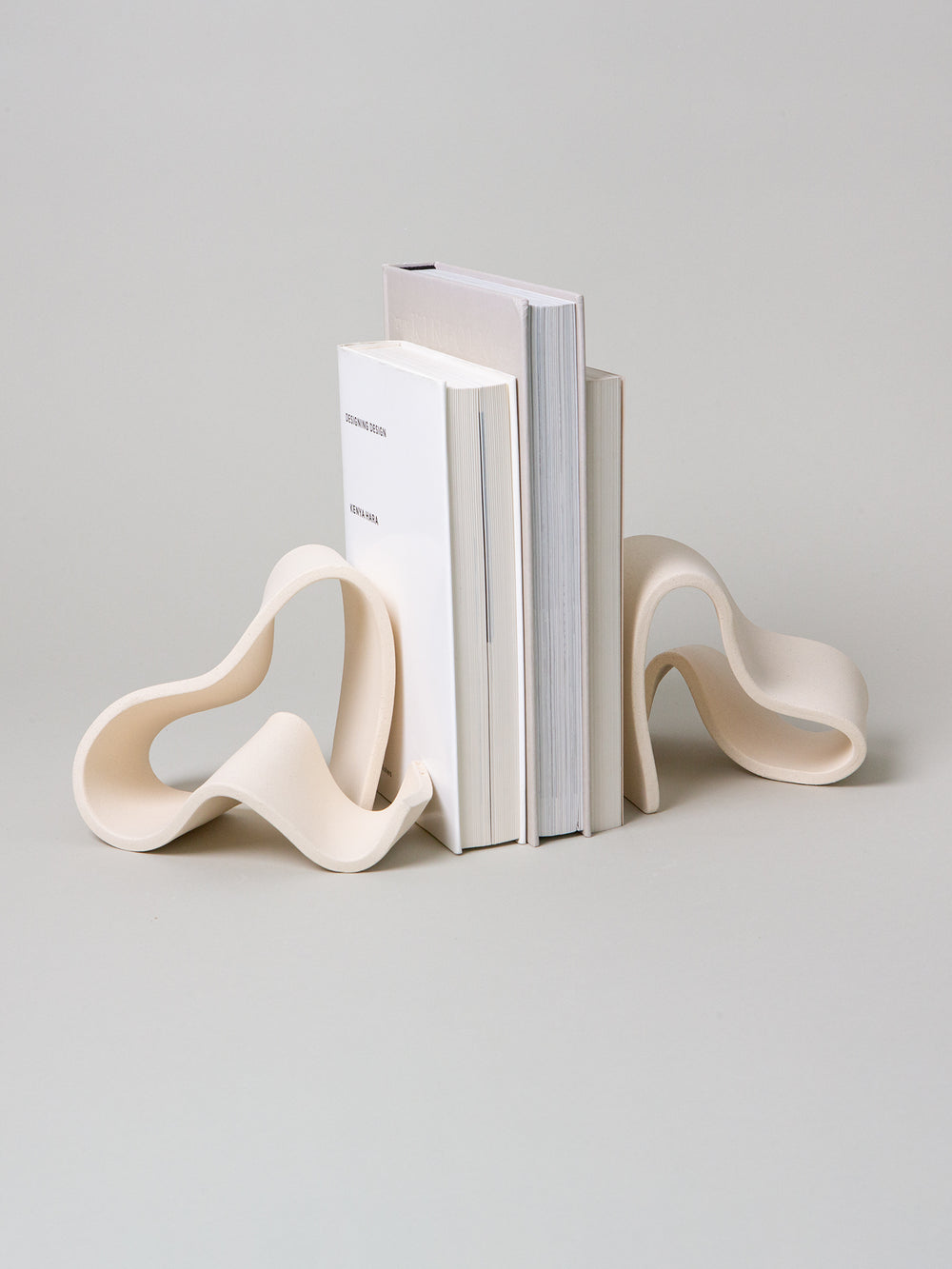 *OOPS* Fettu Bookends (1 Pair), Bone
