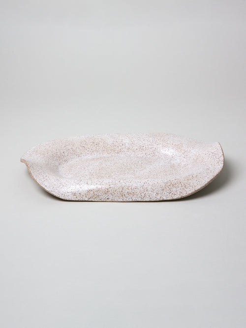 *OOPS* Manta Oval Platter, Pebble