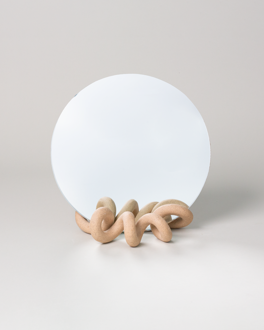 *OOPS* Curlee Table Mirror, Speckled