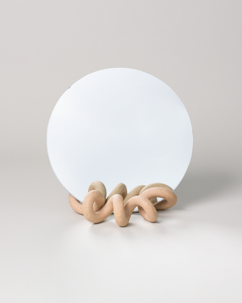 *OOPS* Curlee Table Mirror, Speckled