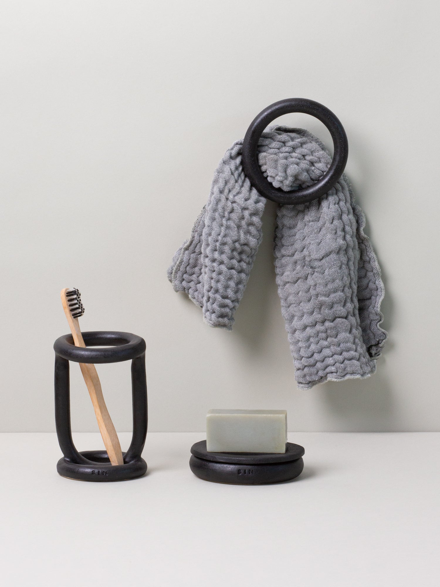 Buoy Toothbrush Holder: SIN ceramics - Handmade in Brooklyn – SIN | Home  Goods