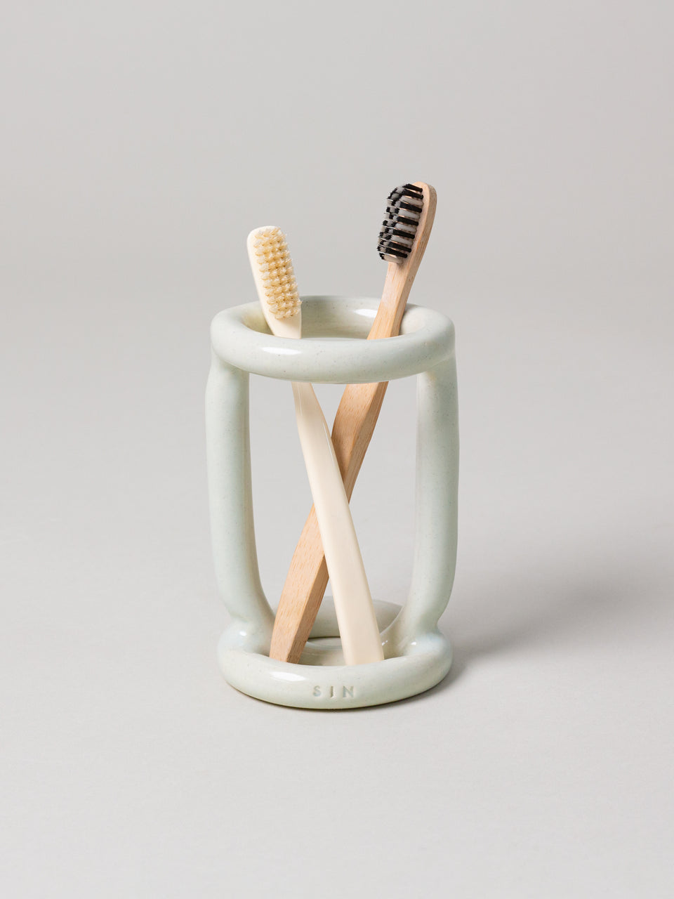 Buoy Toothbrush Holder, Soft Celadon