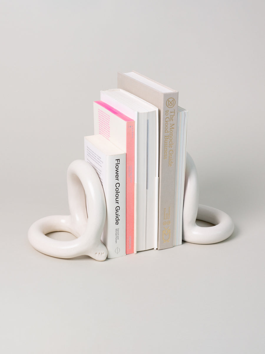 SIN Bacchus Bookends (Cream)