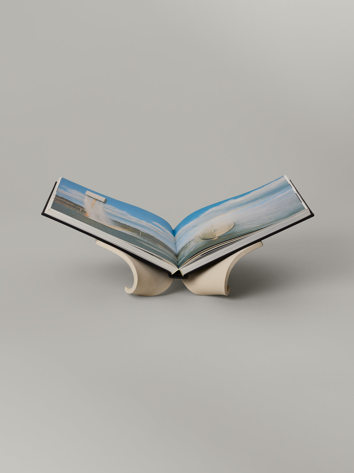 Folio Book Pedestal in Bone