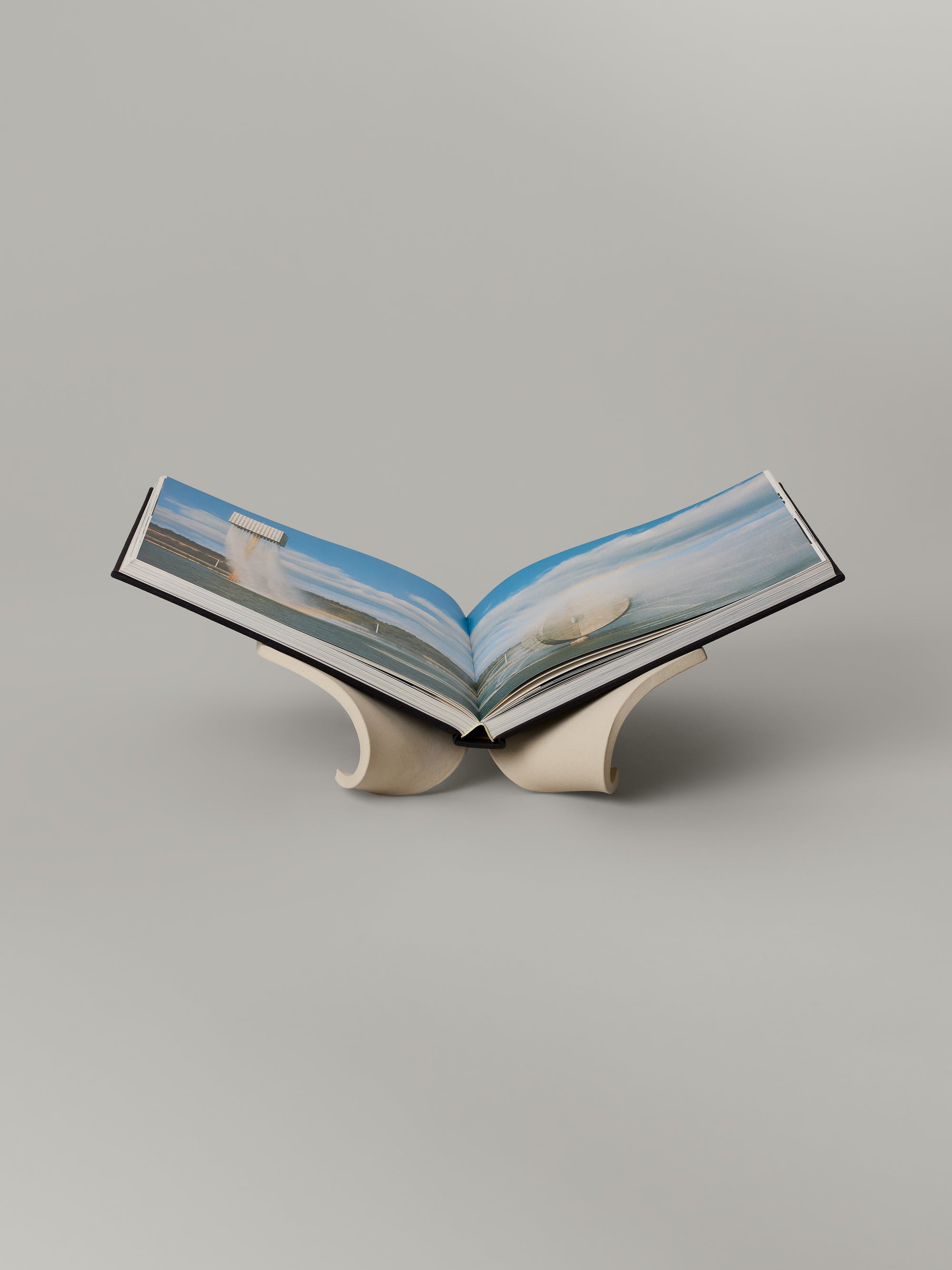Folio Book Pedestal in Bone