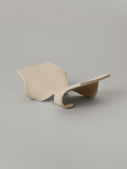 Folio Book Pedestal in Bone