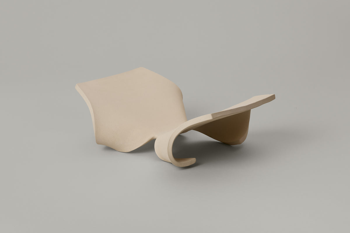 Folio Book Pedestal in Bone