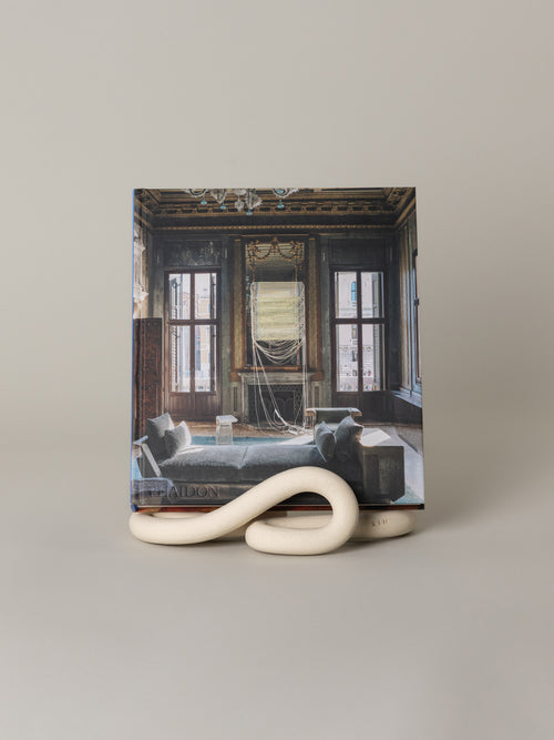 Lumbra Book Stand, Bone