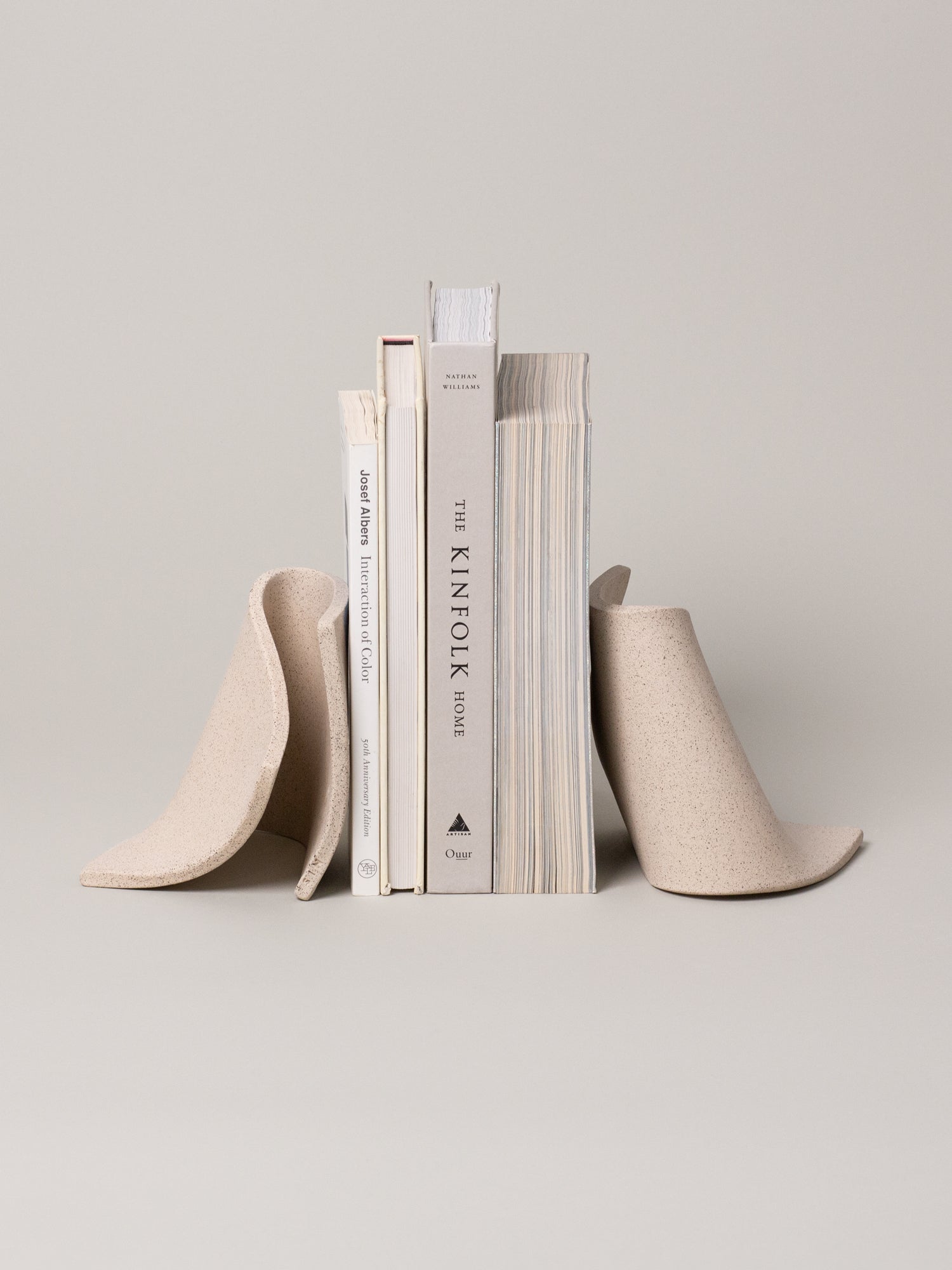 Serra Bookends (1 Pair), Sand – SIN | Home Goods