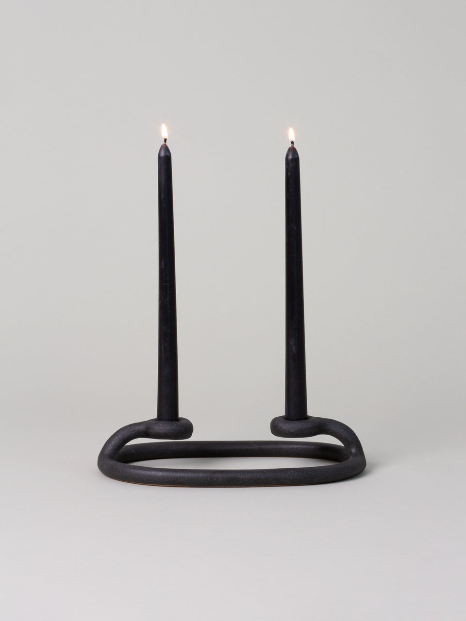 Duo Candlestick, Black
