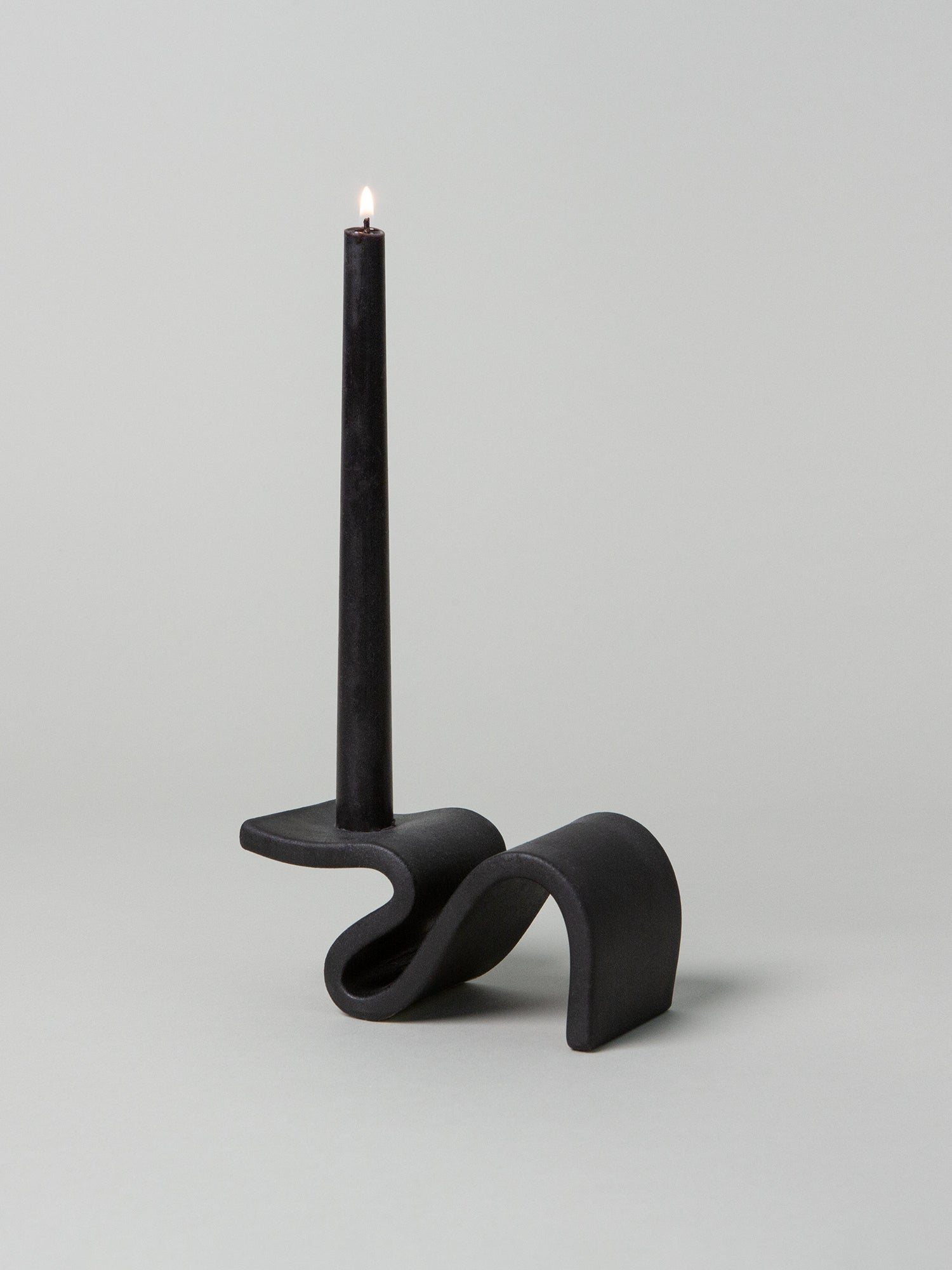 Wei Candlestick, Black – SIN | Home Goods