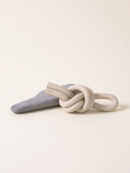 Double Loop Knot, Sand: SIN ceramics & home goods - Made in Brooklyn – SIN