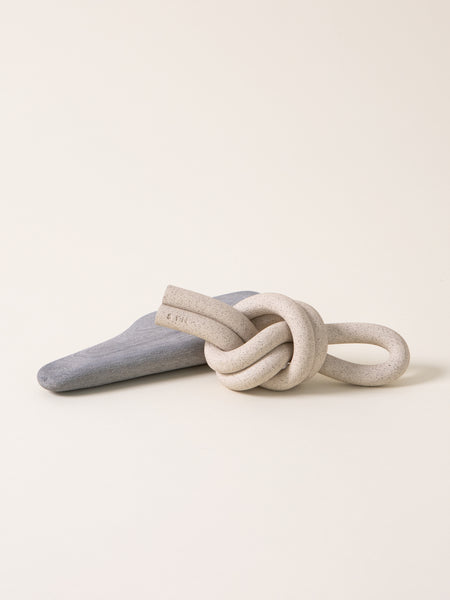 Double Loop Knot, Sand: SIN ceramics & home goods - Made in