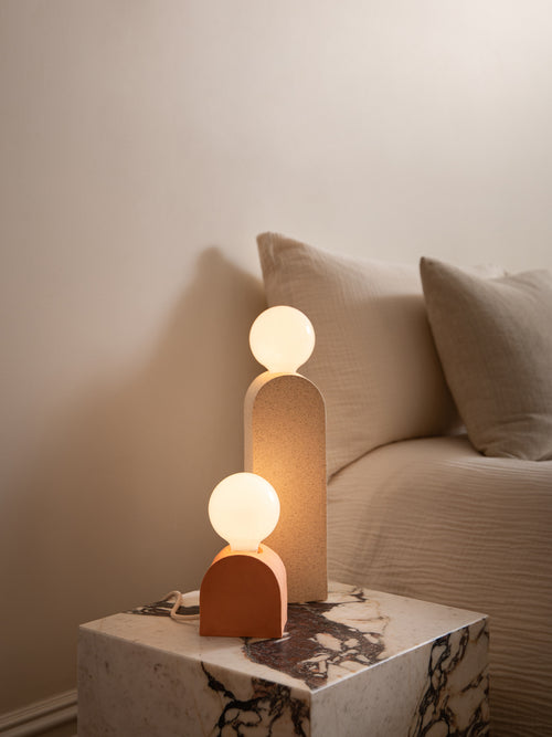 Mima Table Lamp, Terracotta