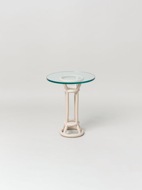 Turret Accent Table Tall, Sand