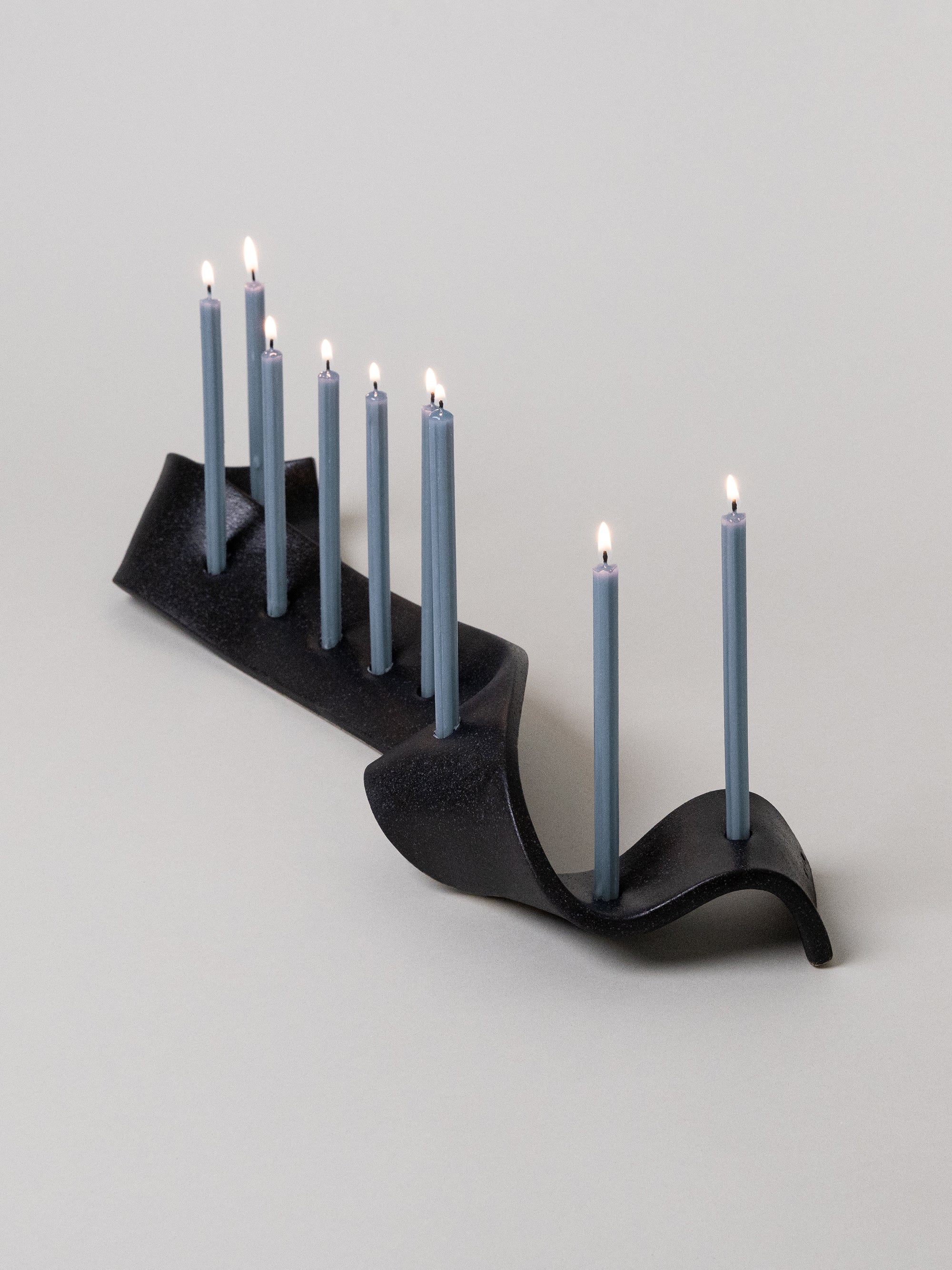 Swey Menorah, Black – SIN | Home Goods