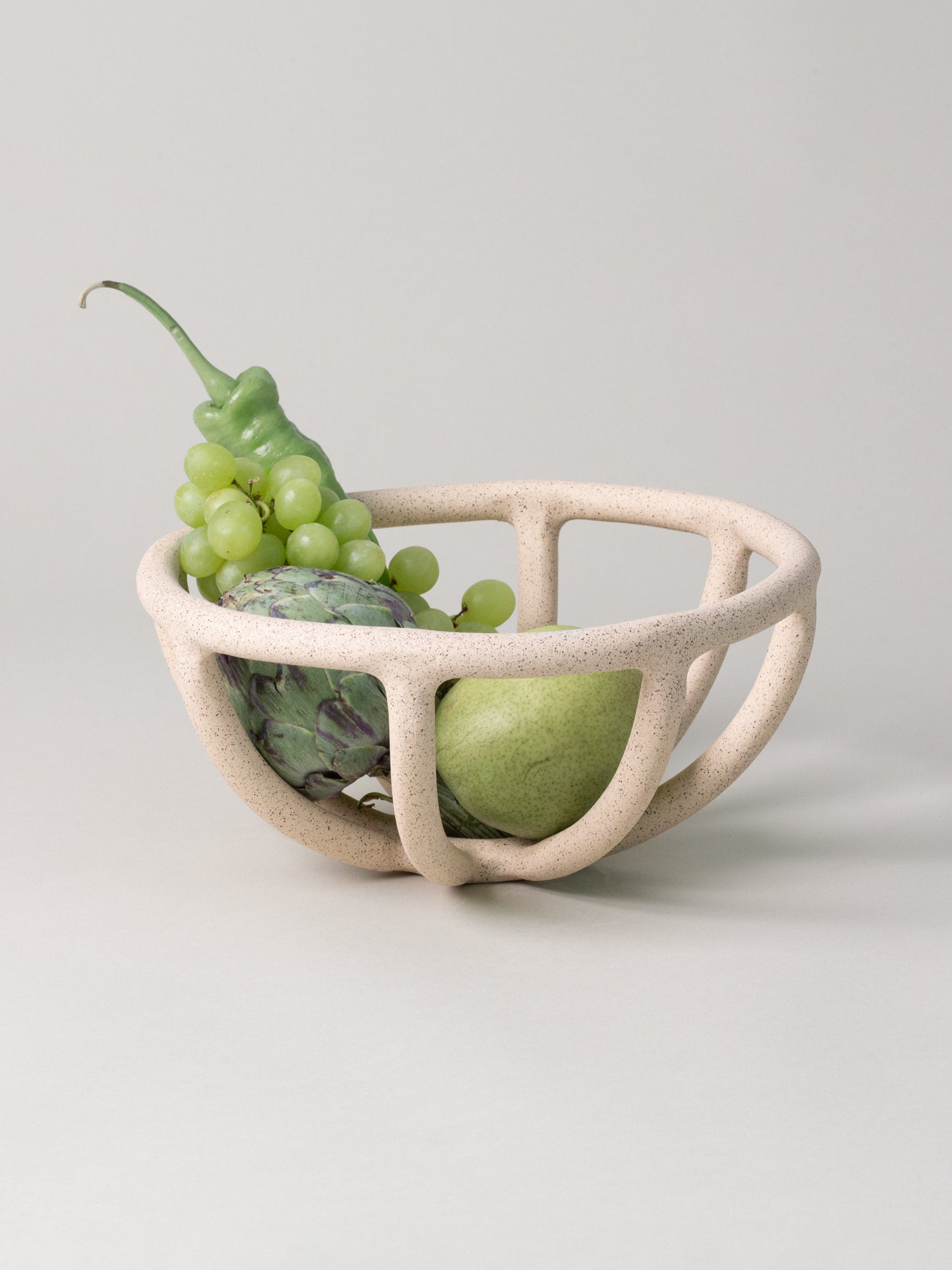 Virginia Sin Prong Fruit Bowl in Sand