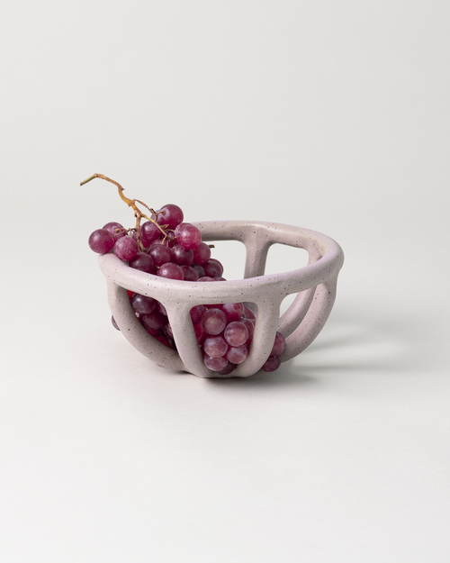 Prong Fruit Bowl, Terracotta: SIN ceramics - Handmade in Brooklyn